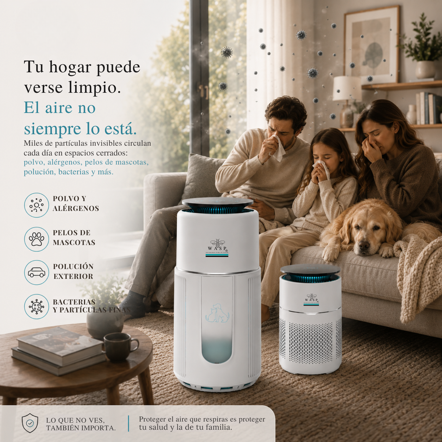 Pack Protección Avanzada: Purificador Family & Pet + Mi Power Pro